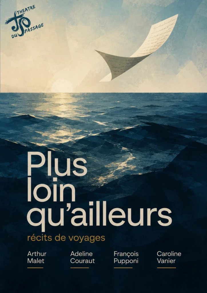 Affiche de théâtre créée par Onze Heures Onze